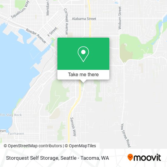 Mapa de Storquest Self Storage