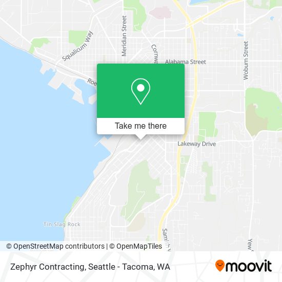 Zephyr Contracting map