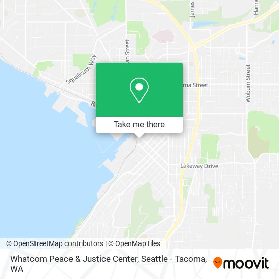 Mapa de Whatcom Peace & Justice Center