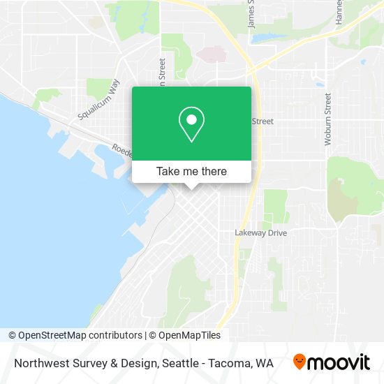 Northwest Survey & Design map