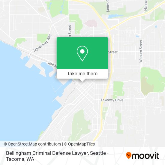 Mapa de Bellingham Criminal Defense Lawyer