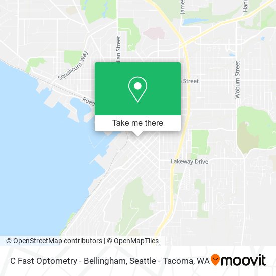 C Fast Optometry - Bellingham map