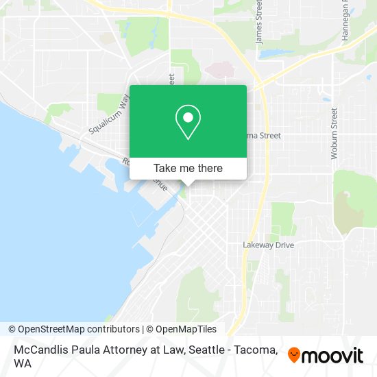 McCandlis Paula Attorney at Law map