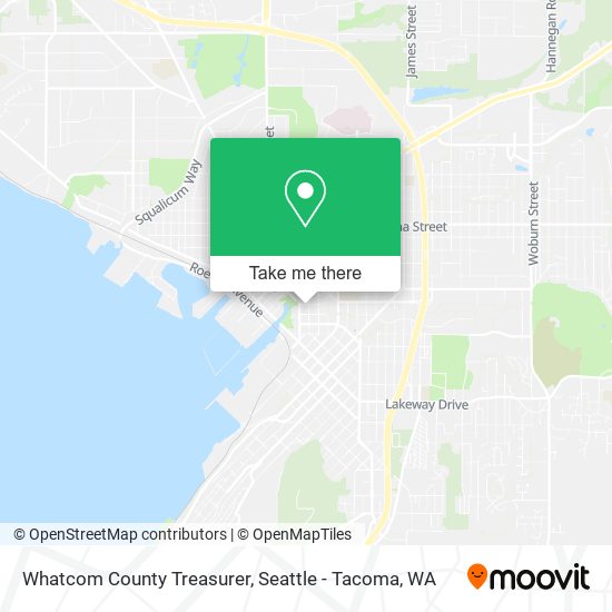 Whatcom County Treasurer map