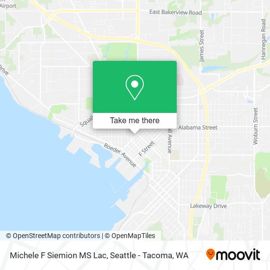 How to get to Michele F Siemion MS Lac in Bellingham by Bus or Train