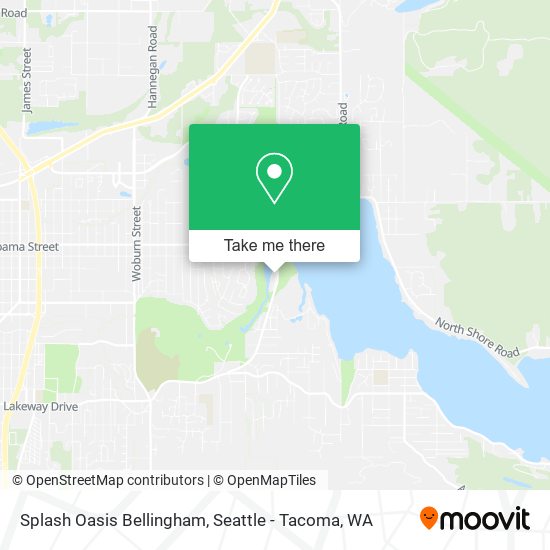 Splash Oasis Bellingham map