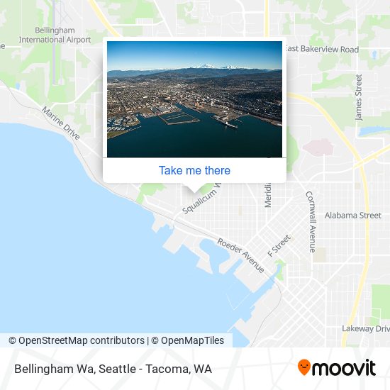 Mapa de Bellingham Wa