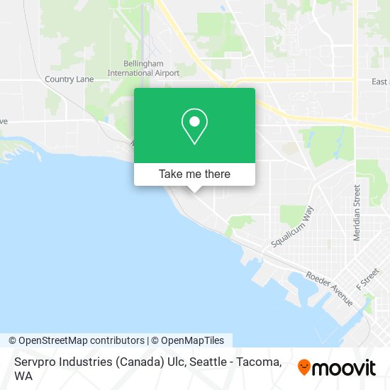 Mapa de Servpro Industries (Canada) Ulc