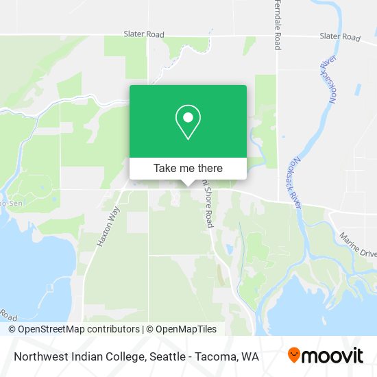 Mapa de Northwest Indian College