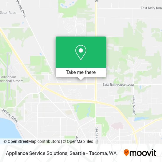 Appliance Service Solutions map