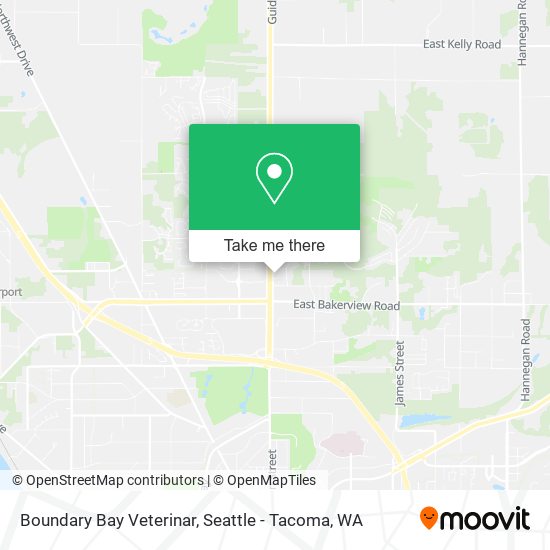 Boundary Bay Veterinar map