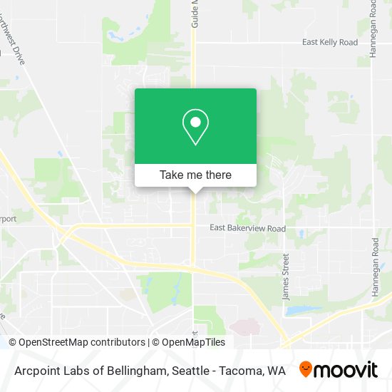 Mapa de Arcpoint Labs of Bellingham