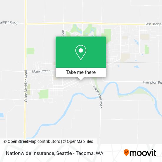 Mapa de Nationwide Insurance