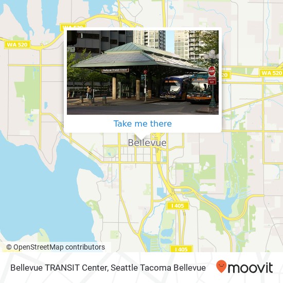 Mapa de Bellevue TRANSIT Center