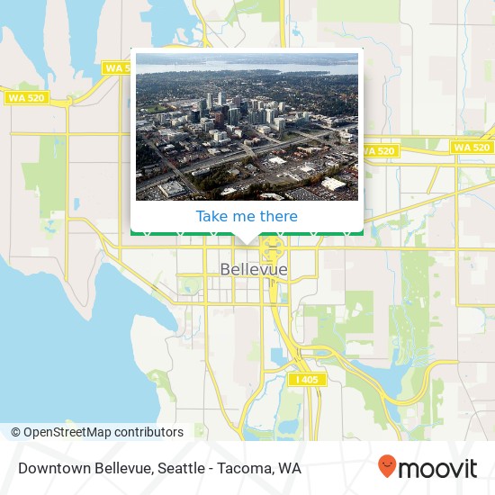 Downtown Bellevue map