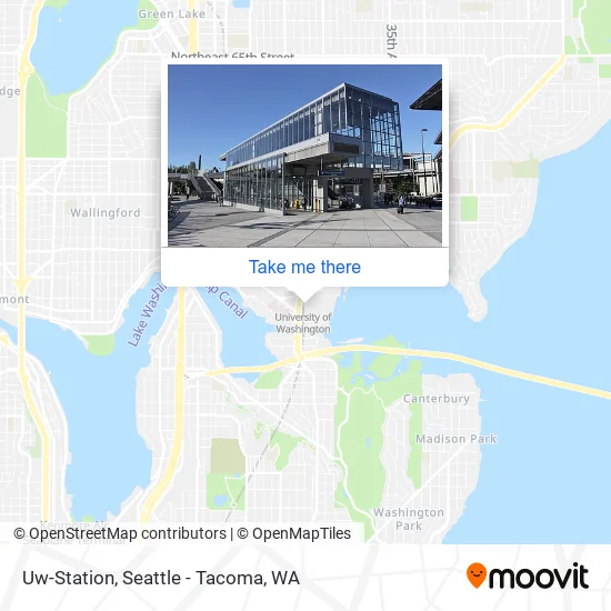 Uw-Station map