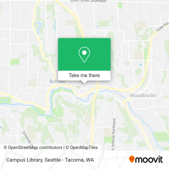 Mapa de Campus Library