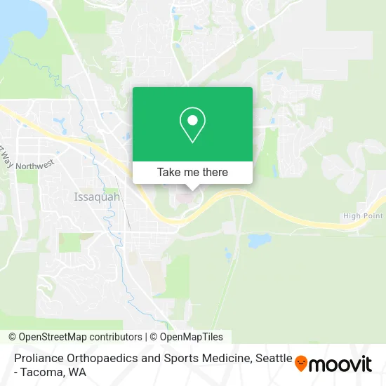 Mapa de Proliance Orthopaedics and Sports Medicine