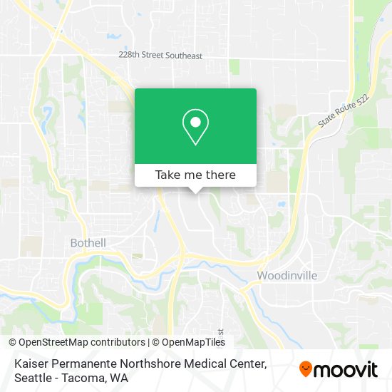 Kaiser Permanente Northshore Medical Center map