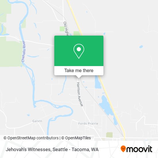 Mapa de Jehovah's Witnesses