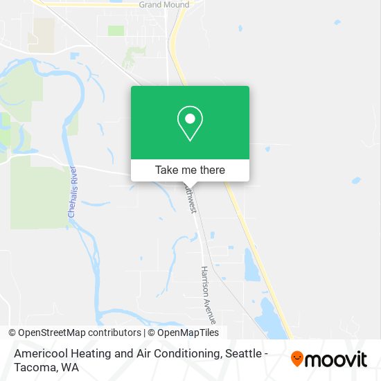 Americool Heating and Air Conditioning map