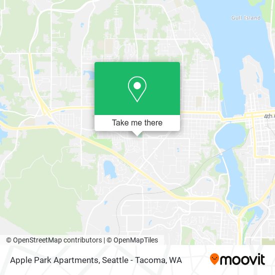 Mapa de Apple Park Apartments