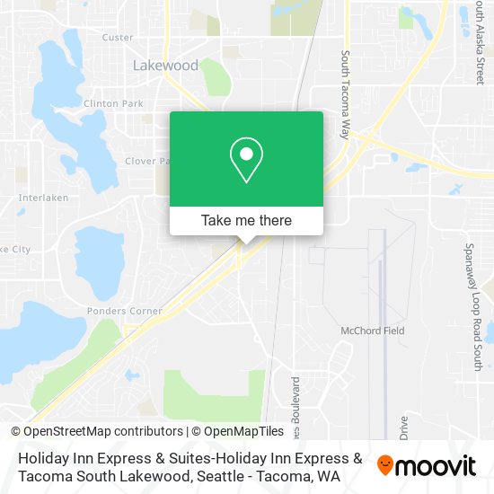 Holiday Inn Express & Suites-Holiday Inn Express & Tacoma South Lakewood map