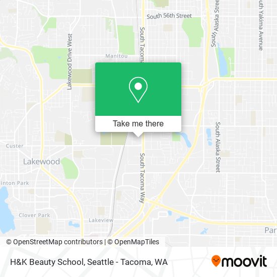 Mapa de H&K Beauty School