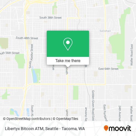 Mapa de Libertyx Bitcoin ATM