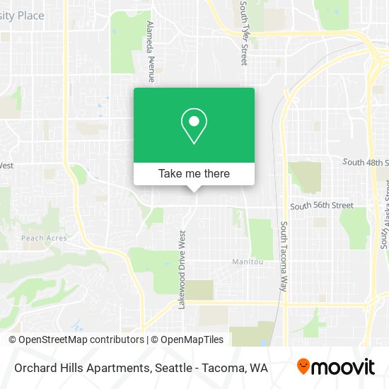 Orchard Hills Apartments map