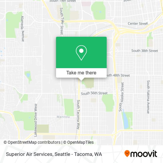 Superior Air Services map