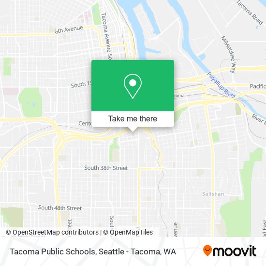 Mapa de Tacoma Public Schools