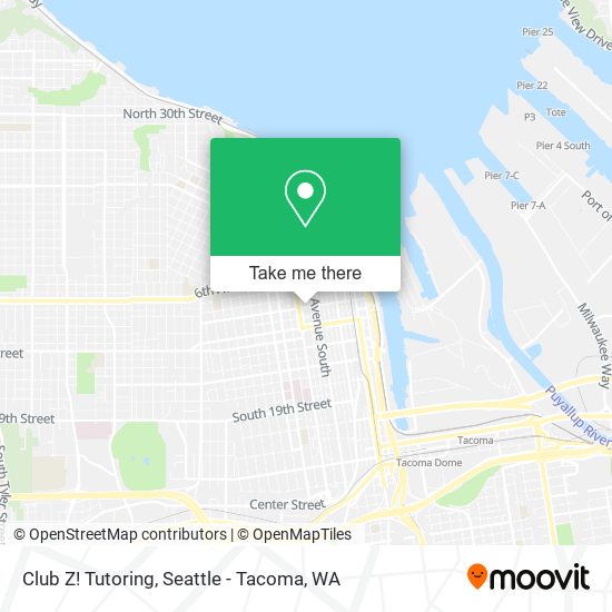 Club Z! Tutoring map