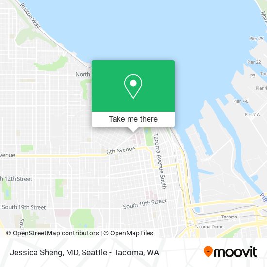 Mapa de Jessica Sheng, MD
