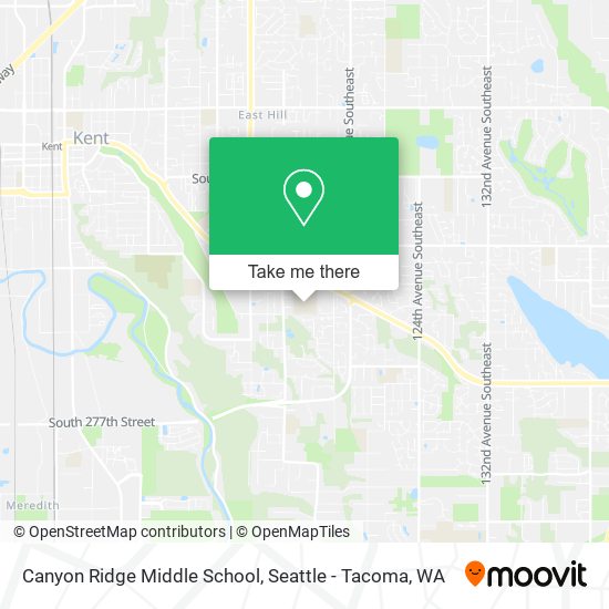 Mapa de Canyon Ridge Middle School