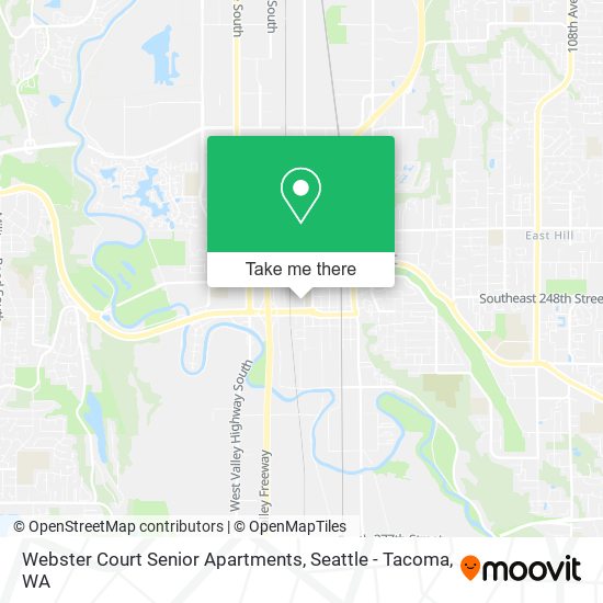 Mapa de Webster Court Senior Apartments