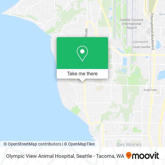 Mapa de Olympic View Animal Hospital