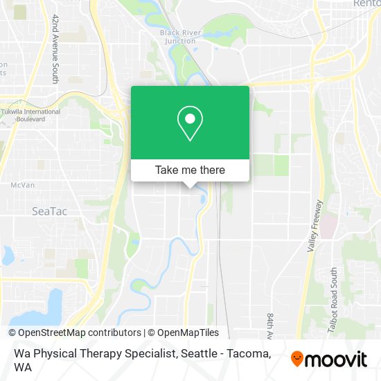 Mapa de Wa Physical Therapy Specialist