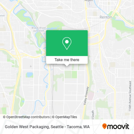 Golden West Packaging map