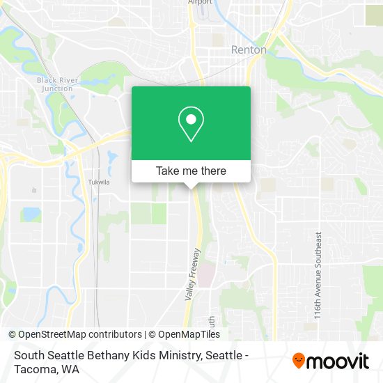 Mapa de South Seattle Bethany Kids Ministry