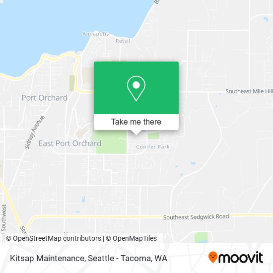 Mapa de Kitsap Maintenance