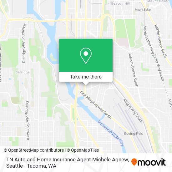 TN Auto and Home Insurance Agent Michele Agnew map