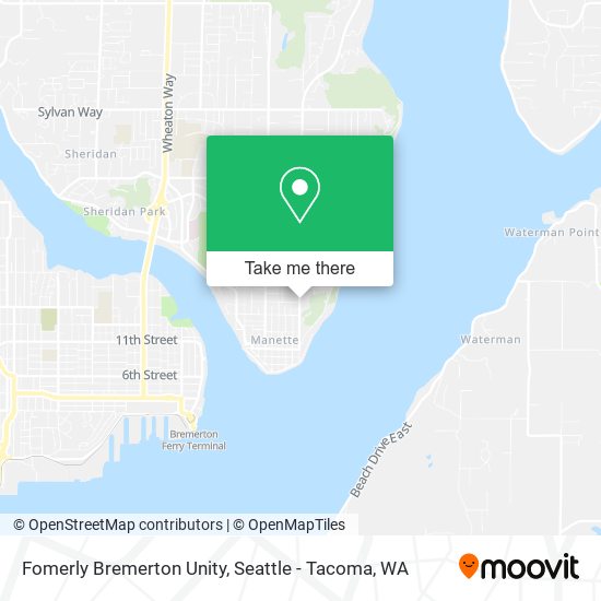 Mapa de Fomerly Bremerton Unity