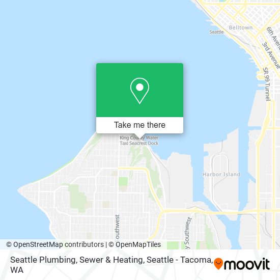 Seattle Plumbing, Sewer & Heating map