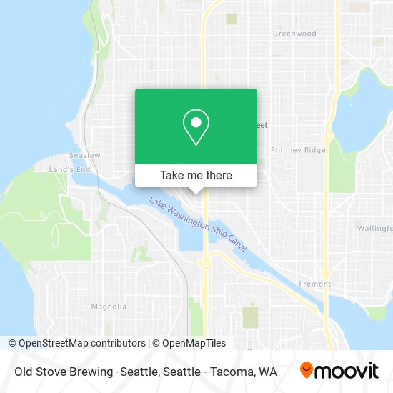 Old Stove Brewing -Seattle map