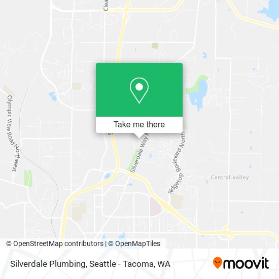 Silverdale Plumbing map
