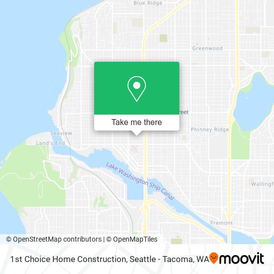 Mapa de 1st Choice Home Construction