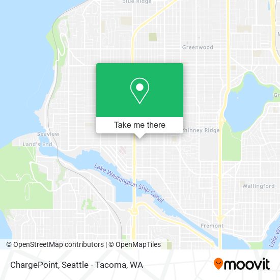 Mapa de ChargePoint