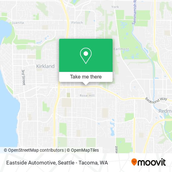 Eastside Automotive map