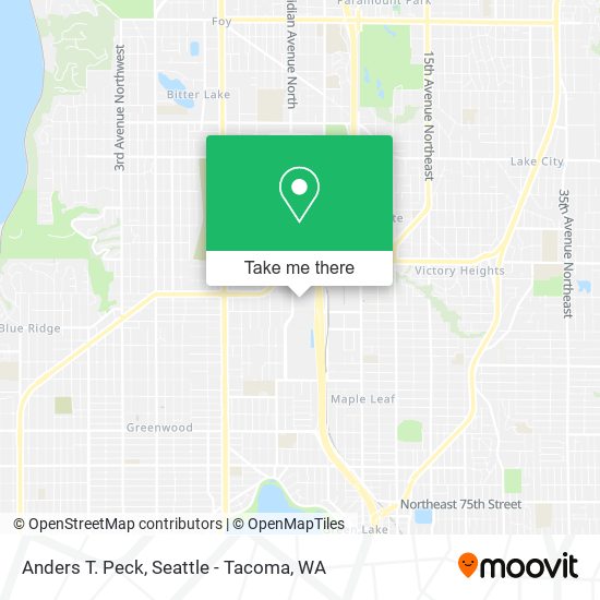 Anders T. Peck map